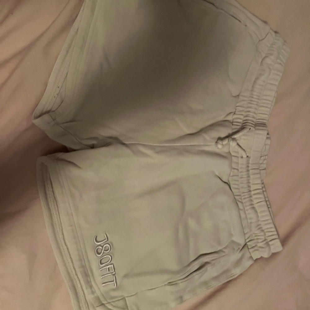 Women's Athletic Shorts - Cream